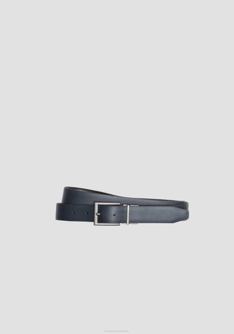ceinture en cuir double face Antony Morato noir Hommes accessoires 4B4P347