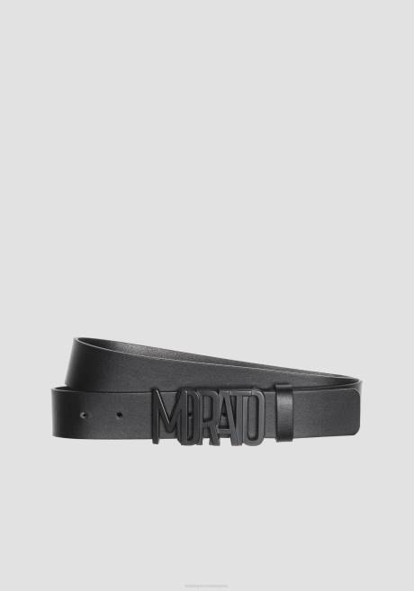 ceinture en cuir véritable avec languette morato Antony Morato noir Hommes accessoires 4B4P348
