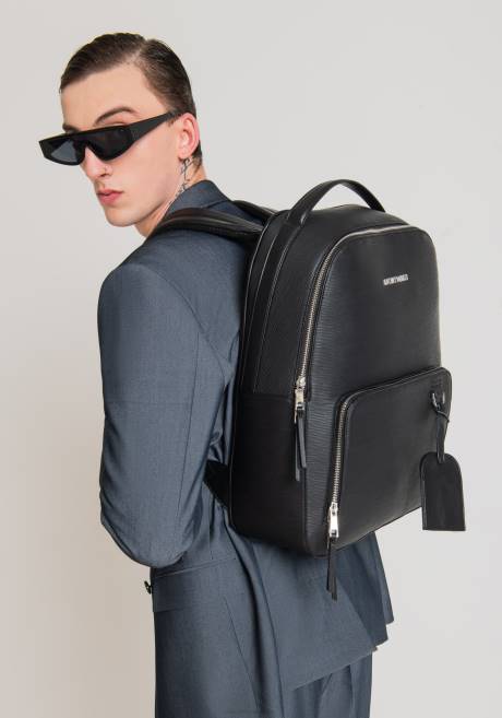sac à dos en tissu effet palmellato Antony Morato noir Hommes accessoires 4B4P357