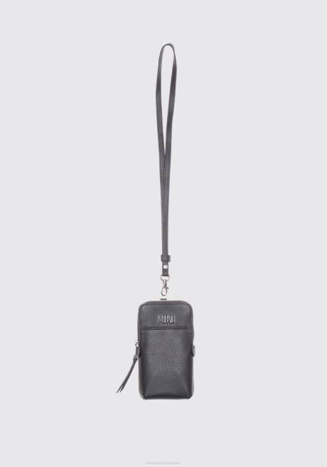 support pour téléphone portable en simili cuir effet foulonné Antony Morato noir Hommes accessoires 4B4P359