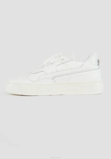 Baskets basses en cuir 707 Antony Morato blanc Hommes chaussure 4B4P296