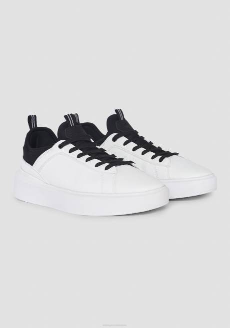 sneaker barnet en simili cuir et tissu technique Antony Morato blanc Hommes chaussure 4B4P313
