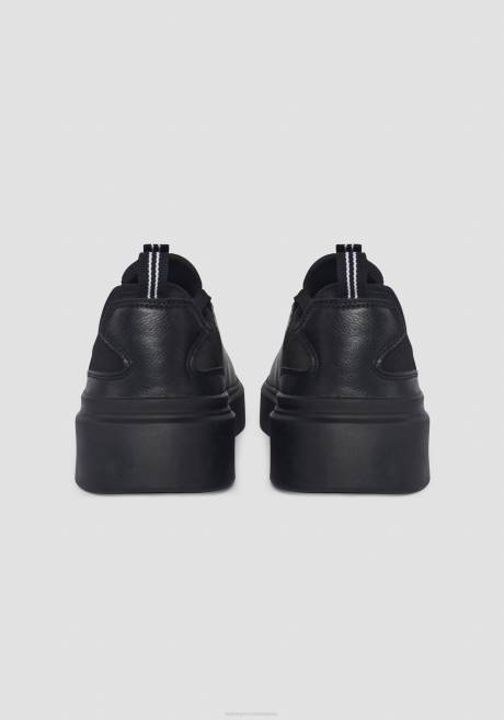 sneaker barnet en simili cuir et tissu technique Antony Morato noir Hommes chaussure 4B4P312