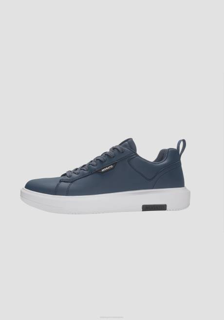 sneaker basse madison en simili cuir Antony Morato encre bleue Hommes chaussure 4B4P291
