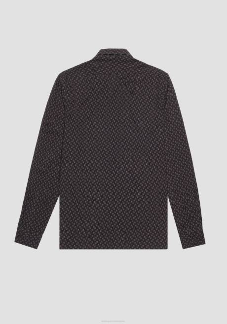 chemise barcelona coupe classique en tissu de coton mélangé imprimé Antony Morato 2099 Hommes vêtements 4B4P135