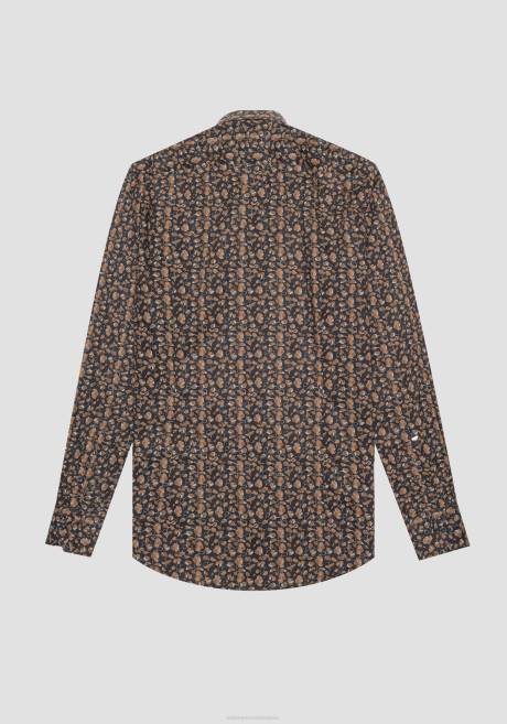 chemise napoli coupe slim en coton doux imprimé Antony Morato 2098 Hommes vêtements 4B4P129