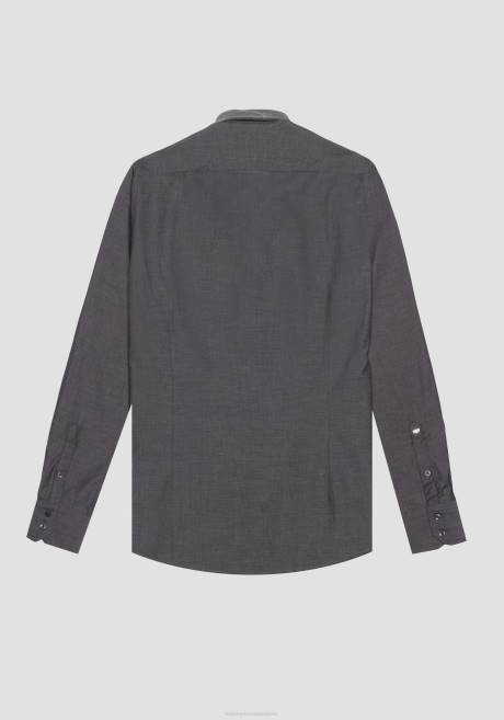chemise slim fit napoli en 100% coton Antony Morato noir Hommes vêtements 4B4P109