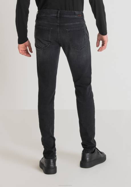 Jean Mason coupe skinny en denim power stretch noir avec délavage foncé Antony Morato noir Hommes vêtements 4B4P280