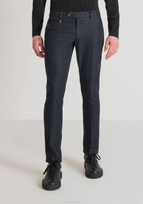 Pantalon skinny effet denim stretch en coton mélangé bryan Antony Morato bleu clair Hommes vêtements 4B4P268