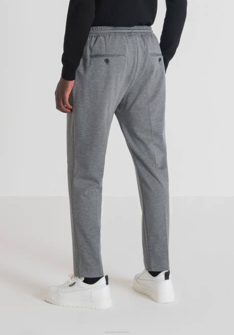 nei pantalon coupe classique avec élastique et cordon de serrage Antony Morato mélange gris moyen Hommes vêtements 4B4P264