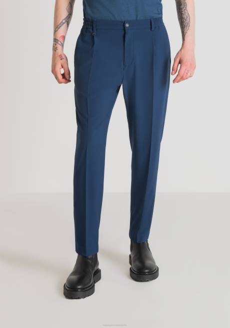 pantalon cora coupe classique en tissu élastique mélangé de viscose Antony Morato 7121 Hommes vêtements 4B4P225
