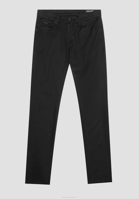 pantalon coupe skinny barret en coton tissé stretch Antony Morato noir Hommes vêtements 4B4P217