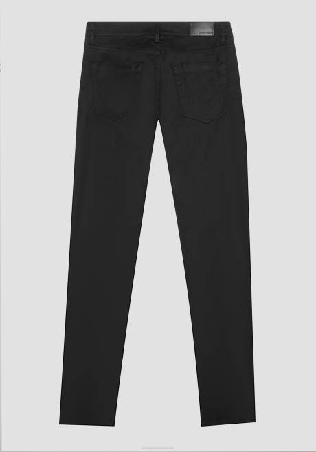 pantalon coupe skinny barret en coton tissé stretch Antony Morato noir Hommes vêtements 4B4P217