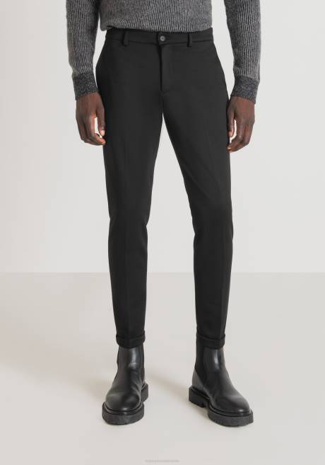 pantalon coupe super skinny ashe en sergé de viscose mélangée stretch Antony Morato noir Hommes vêtements 4B4P223
