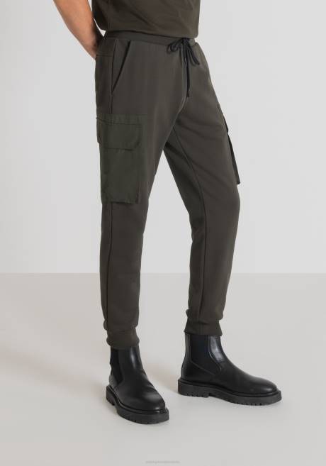 pantalon de survêtement cargo coupe classique en coton mélangé stretch Antony Morato 4075 Hommes vêtements 4B4P256