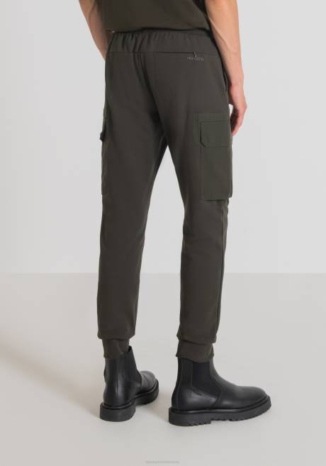 pantalon de survêtement cargo coupe classique en coton mélangé stretch Antony Morato 4075 Hommes vêtements 4B4P256