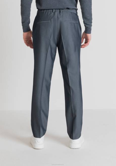 pantalon evan coupe décontractée en tissu stretch effet denim Antony Morato bleu clair Hommes vêtements 4B4P269
