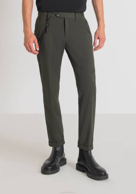 pantalon rad slim fit longueur cheville avec pli central Antony Morato 4075 Hommes vêtements 4B4P270