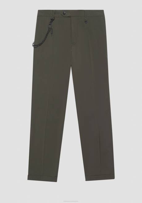 pantalon rad slim fit longueur cheville avec pli central Antony Morato 4075 Hommes vêtements 4B4P270