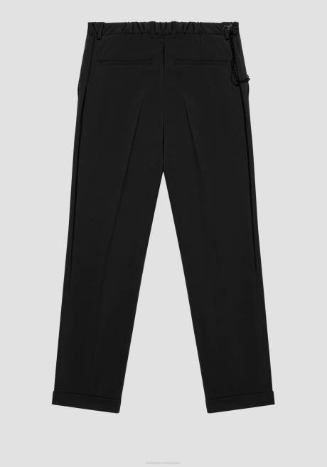 pantalon rad slim fit longueur cheville avec pli central Antony Morato noir Hommes vêtements 4B4P229