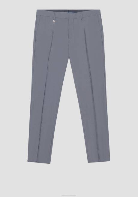 pantalon slim fit bonnie en mélange de viscose stretch effet denim Antony Morato bleu clair Hommes vêtements 4B4P266