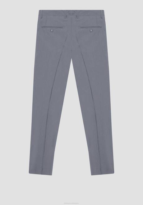 pantalon slim fit bonnie en mélange de viscose stretch effet denim Antony Morato bleu clair Hommes vêtements 4B4P266