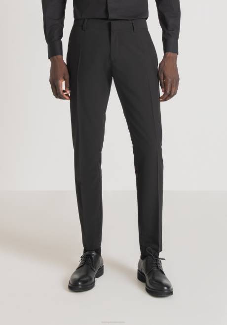 pantalon slim fit bonnie en viscose mélangée stretch Antony Morato noir Hommes vêtements 4B4P230