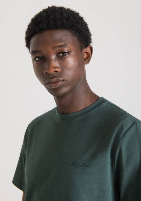 T-shirt coupe classique en viscose durable avec logo imprimé Antony Morato 4076 Hommes vêtements 4B4P140