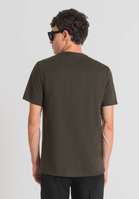 t-shirt coupe classique en 100% coton avec imprimé floqué Antony Morato 4075 Hommes vêtements 4B4P147
