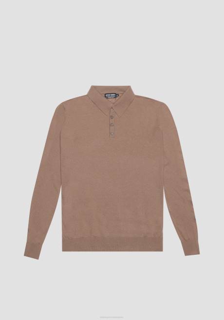 polo coupe classique en tissu doux en laine mélangée Antony Morato 2101 Hommes vêtements 4B4P87