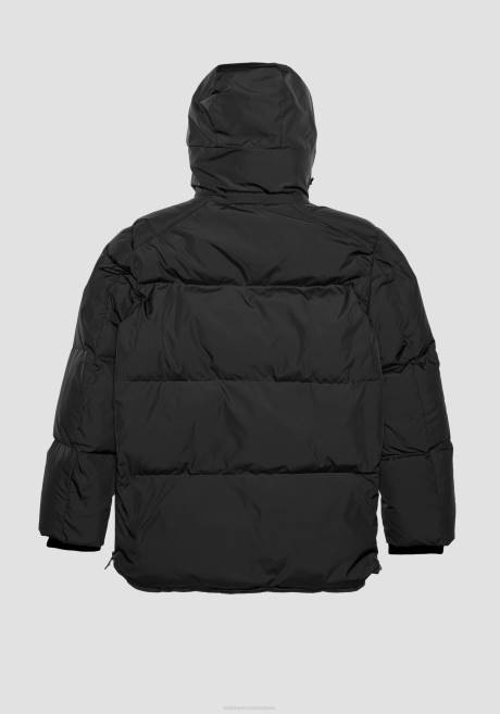 Veste Oslo Regular Fit en tissu technique avec rembourrage Sorona Aura Antony Morato noir Hommes vêtements 4B4P16