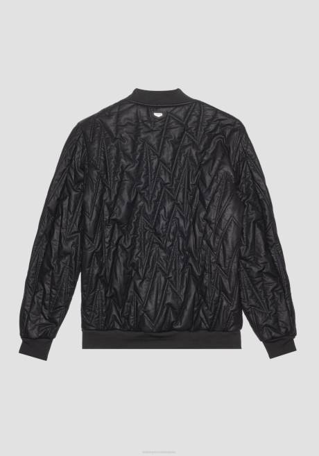veste Regular Fit en tissu effet cuir avec rembourrage durable Antony Morato noir Hommes vêtements 4B4P8