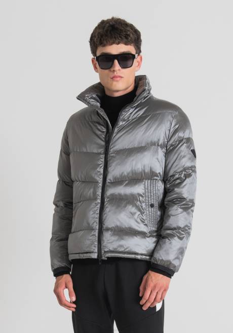 veste coupe classique avec rembourrage éco-durable à effet irisé Antony Morato gris acier Hommes vêtements 4B4P21