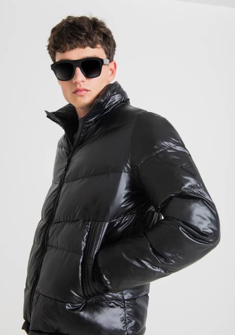 veste coupe classique avec rembourrage éco-durable à effet irisé Antony Morato noir Hommes vêtements 4B4P15
