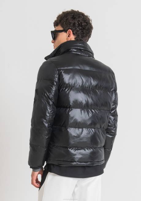veste coupe classique avec rembourrage éco-durable à effet irisé Antony Morato noir Hommes vêtements 4B4P15