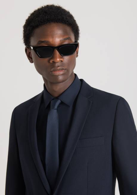 veste coupe slim bonnie en tissu mélangé de viscose stretch Antony Morato encre bleue Hommes vêtements 4B4P33