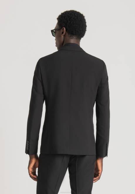 veste coupe slim bonnie en tissu mélangé de viscose stretch Antony Morato noir Hommes vêtements 4B4P35