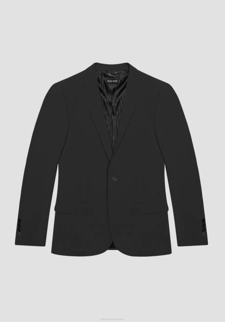 veste coupe slim bonnie en tissu mélangé de viscose stretch Antony Morato noir Hommes vêtements 4B4P35