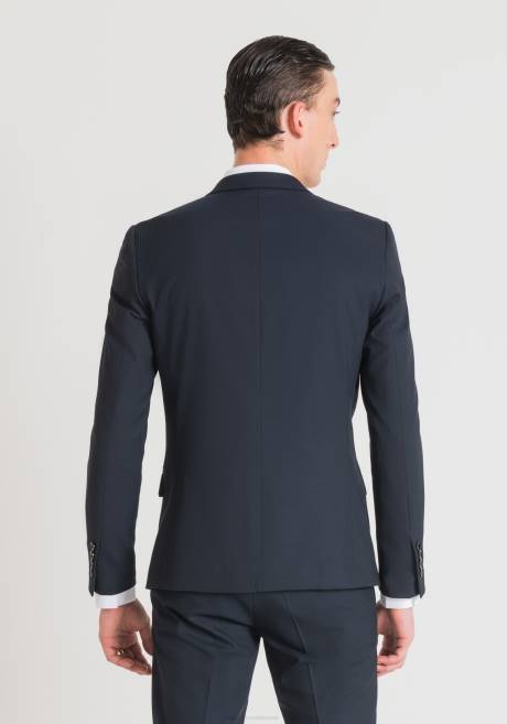 veste coupe slim bonnie en tissu stretch tissé Antony Morato encre bleue Hommes vêtements 4B4P37