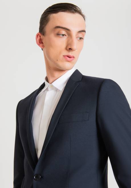 veste coupe slim bonnie en tissu stretch tissé Antony Morato encre bleue Hommes vêtements 4B4P37