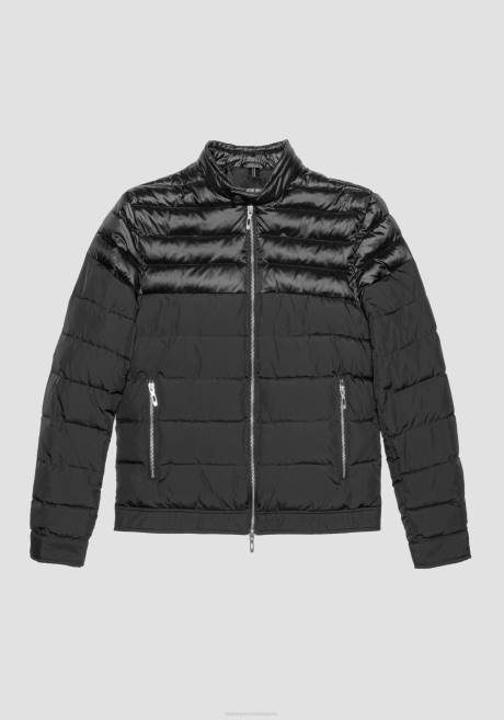 veste en nylon coupe classique avec détails en tissu technique Antony Morato noir Hommes vêtements 4B4P14