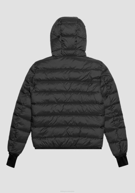 veste en nylon coupe classique avec rembourrage écologique Sorona Aura Antony Morato noir Hommes vêtements 4B4P11