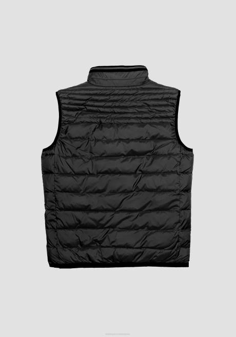 veste sans manches en nylon coupe slim avec rembourrage écologique Sorona Aura Antony Morato noir Hommes vêtements 4B4P9